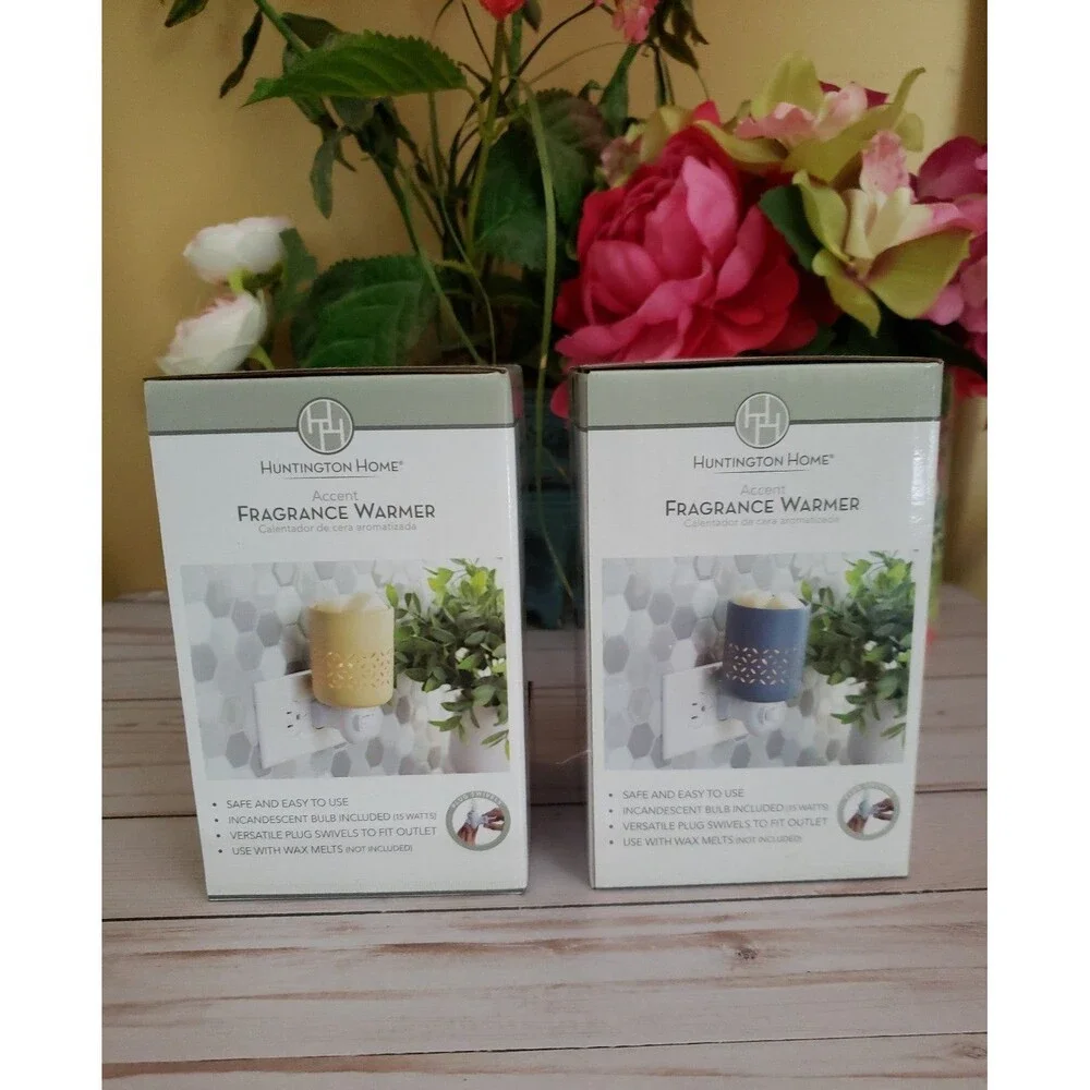 Huntington Home Accent Fragrance Warmers - Set of 2 NWT